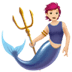 🧜🏻 merperson: light skin tone display on Apple